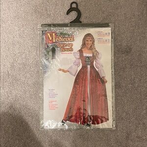 Costume Medieval Lace up gown size 14/16